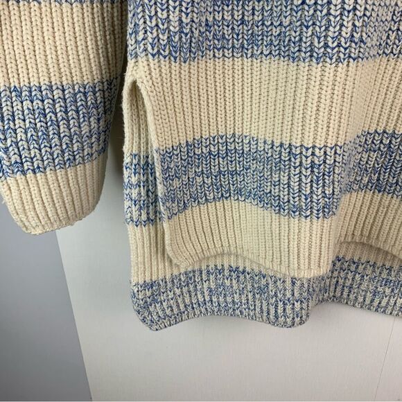 Reiss Women’s Astrid Striped Oversized Jumper Wool blend Knitted Sweater Small - Picture 5 of 13